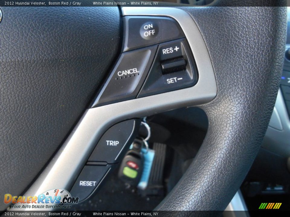 2012 Hyundai Veloster Boston Red / Gray Photo #18