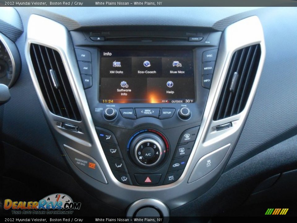 2012 Hyundai Veloster Boston Red / Gray Photo #20