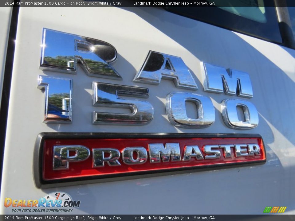 2014 Ram ProMaster 1500 Cargo High Roof Bright White / Gray Photo #5