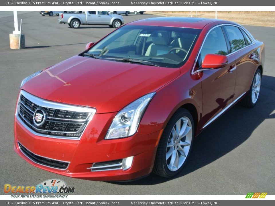 2014 Cadillac XTS Premium AWD Crystal Red Tincoat / Shale/Cocoa Photo #2