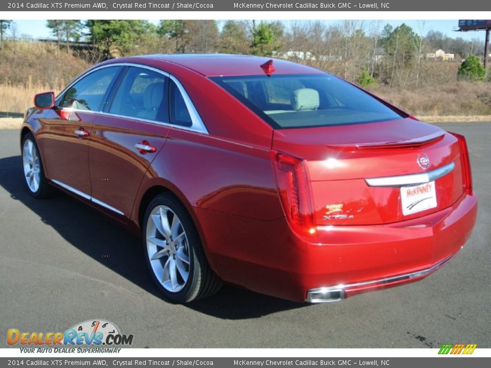 2014 Cadillac XTS Premium AWD Crystal Red Tincoat / Shale/Cocoa Photo #4