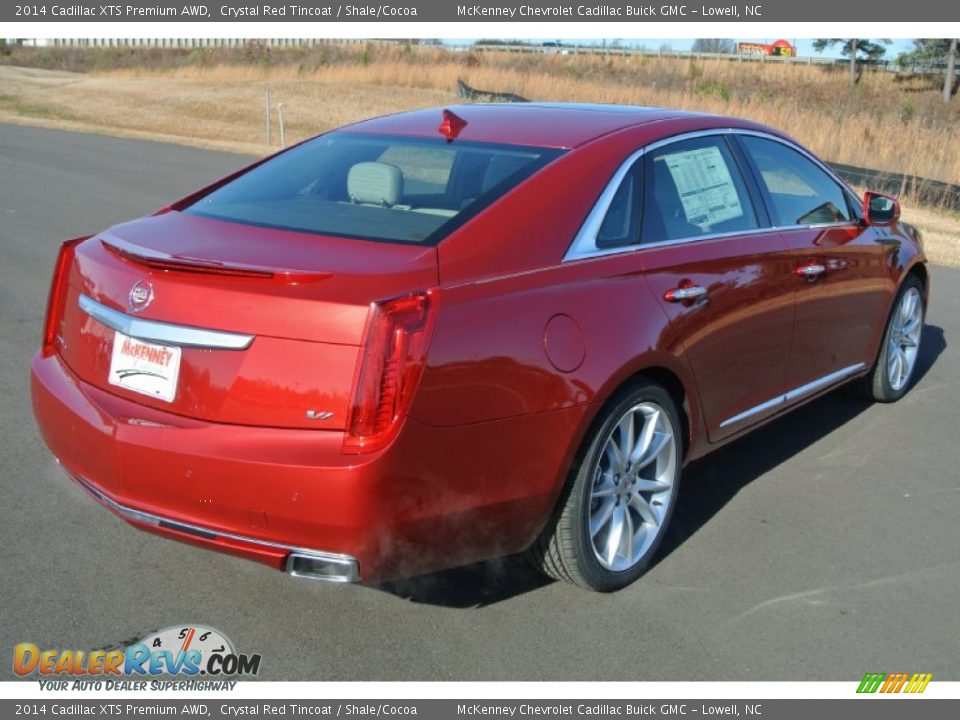 2014 Cadillac XTS Premium AWD Crystal Red Tincoat / Shale/Cocoa Photo #5