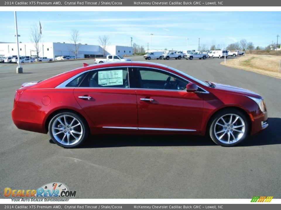 2014 Cadillac XTS Premium AWD Crystal Red Tincoat / Shale/Cocoa Photo #6