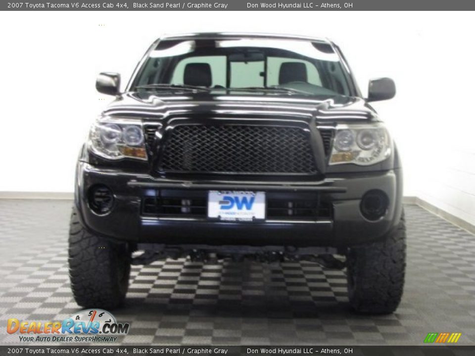 2007 Toyota Tacoma V6 Access Cab 4x4 Black Sand Pearl / Graphite Gray Photo #2