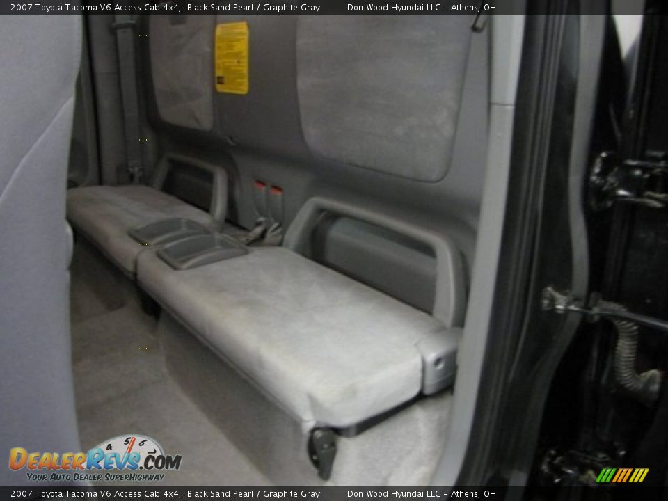 2007 Toyota Tacoma V6 Access Cab 4x4 Black Sand Pearl / Graphite Gray Photo #9