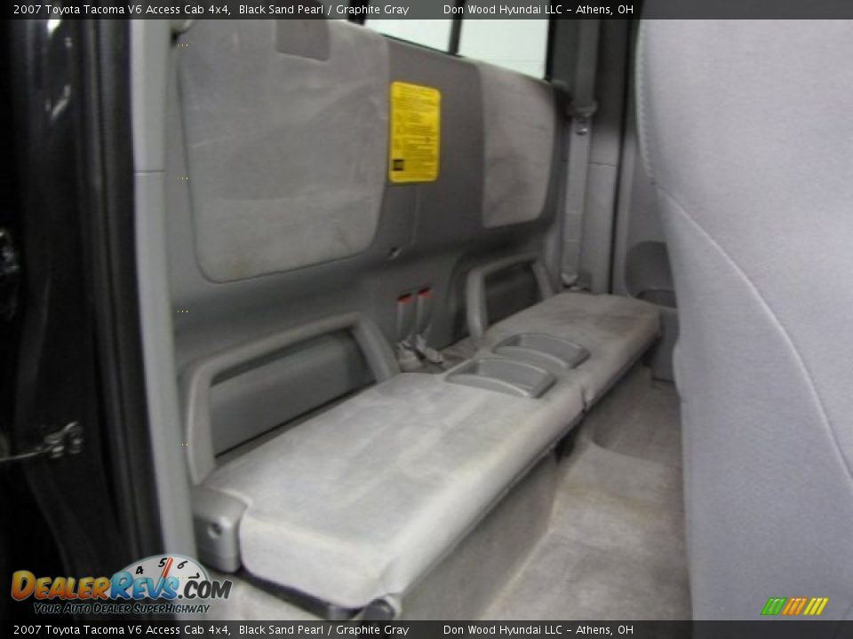 2007 Toyota Tacoma V6 Access Cab 4x4 Black Sand Pearl / Graphite Gray Photo #10