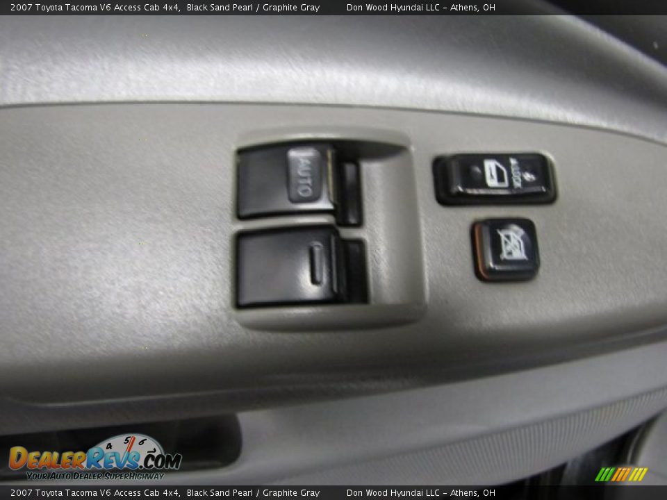 2007 Toyota Tacoma V6 Access Cab 4x4 Black Sand Pearl / Graphite Gray Photo #13