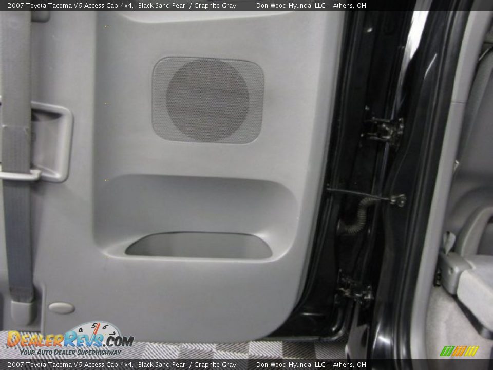 2007 Toyota Tacoma V6 Access Cab 4x4 Black Sand Pearl / Graphite Gray Photo #15