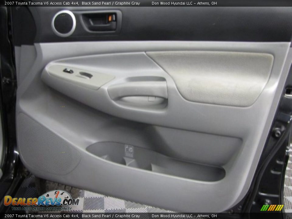 2007 Toyota Tacoma V6 Access Cab 4x4 Black Sand Pearl / Graphite Gray Photo #16