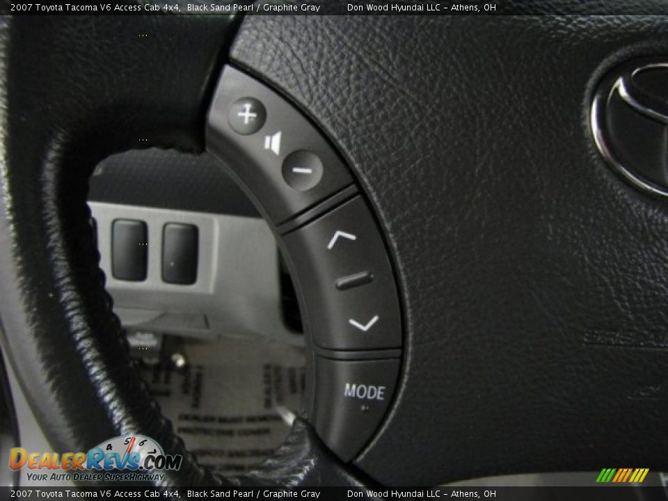 2007 Toyota Tacoma V6 Access Cab 4x4 Black Sand Pearl / Graphite Gray Photo #18