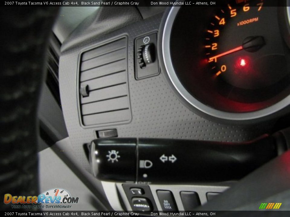 2007 Toyota Tacoma V6 Access Cab 4x4 Black Sand Pearl / Graphite Gray Photo #19