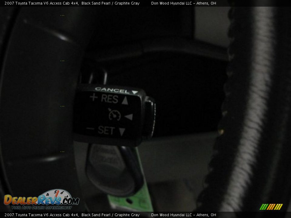 2007 Toyota Tacoma V6 Access Cab 4x4 Black Sand Pearl / Graphite Gray Photo #23