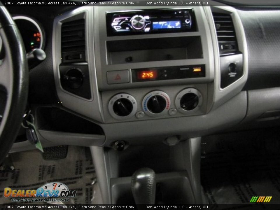 2007 Toyota Tacoma V6 Access Cab 4x4 Black Sand Pearl / Graphite Gray Photo #25