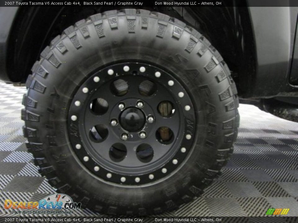 2007 Toyota Tacoma V6 Access Cab 4x4 Black Sand Pearl / Graphite Gray Photo #26