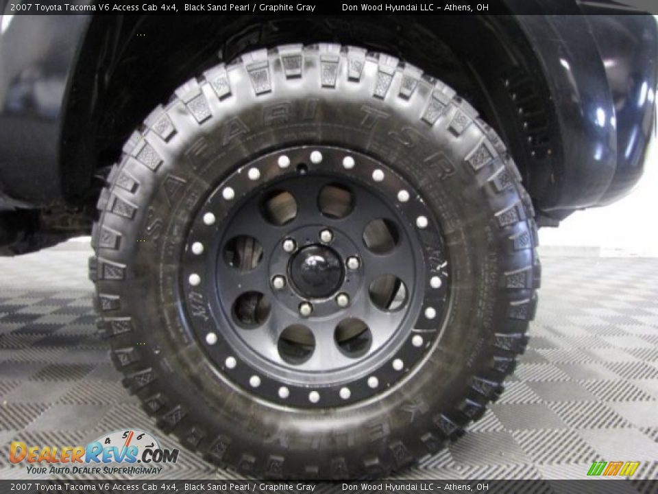 2007 Toyota Tacoma V6 Access Cab 4x4 Black Sand Pearl / Graphite Gray Photo #27