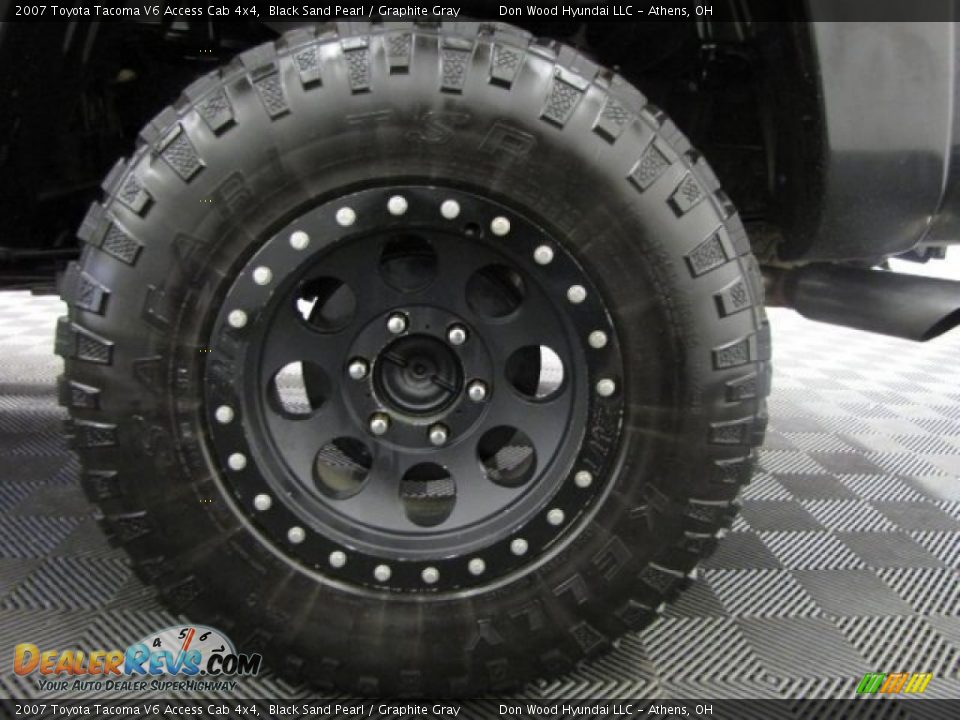 2007 Toyota Tacoma V6 Access Cab 4x4 Black Sand Pearl / Graphite Gray Photo #28