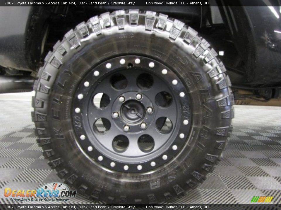 2007 Toyota Tacoma V6 Access Cab 4x4 Black Sand Pearl / Graphite Gray Photo #29