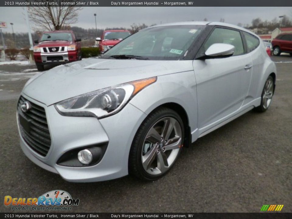 2013 Hyundai Veloster Turbo Ironman Silver / Black Photo #3