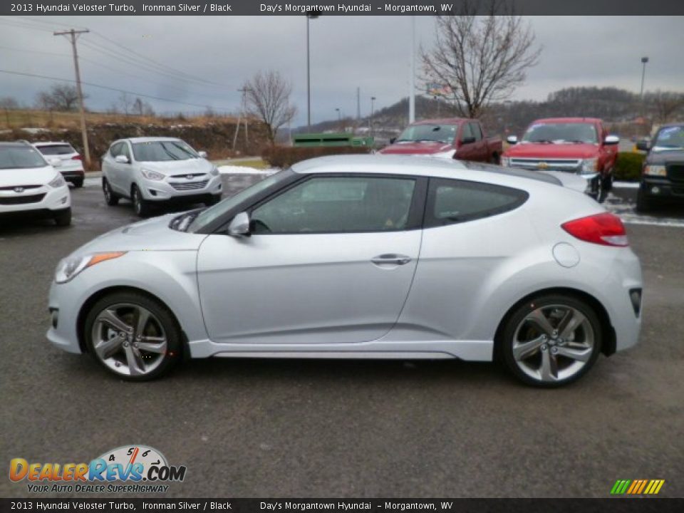2013 Hyundai Veloster Turbo Ironman Silver / Black Photo #4