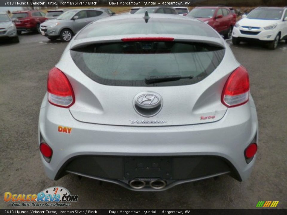 2013 Hyundai Veloster Turbo Ironman Silver / Black Photo #6