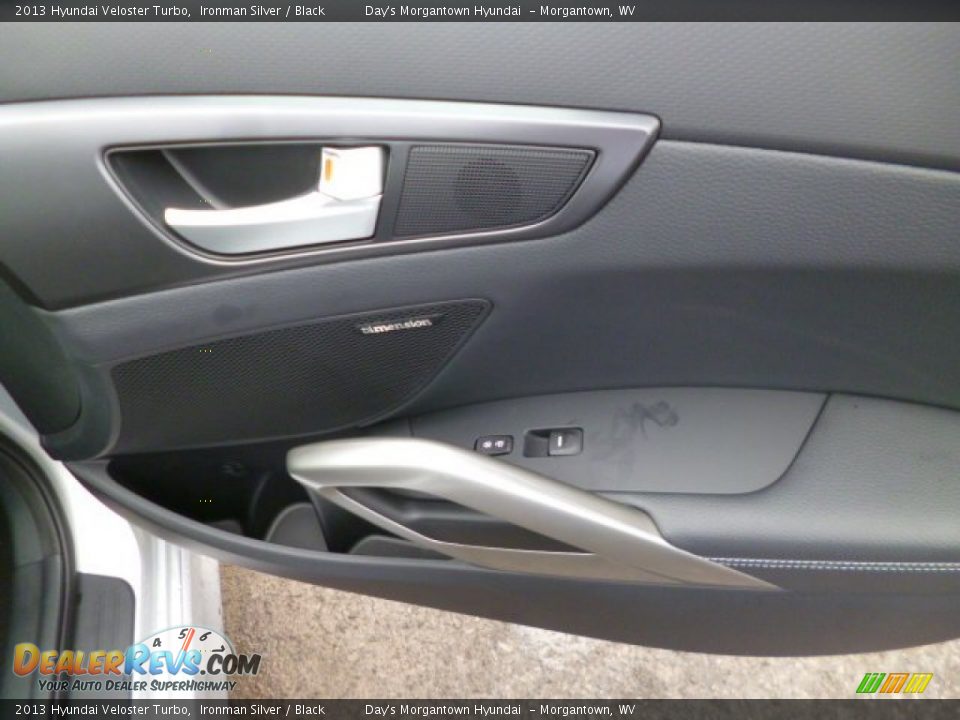 2013 Hyundai Veloster Turbo Ironman Silver / Black Photo #11