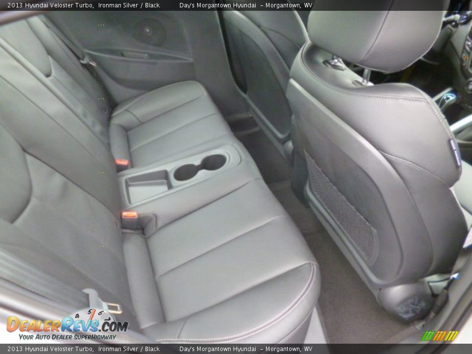 2013 Hyundai Veloster Turbo Ironman Silver / Black Photo #12
