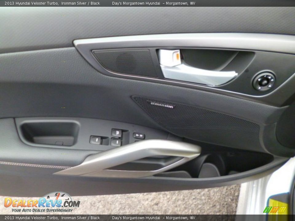 2013 Hyundai Veloster Turbo Ironman Silver / Black Photo #17