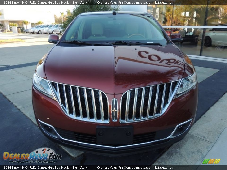 2014 Lincoln MKX FWD Sunset Metallic / Medium Light Stone Photo #2
