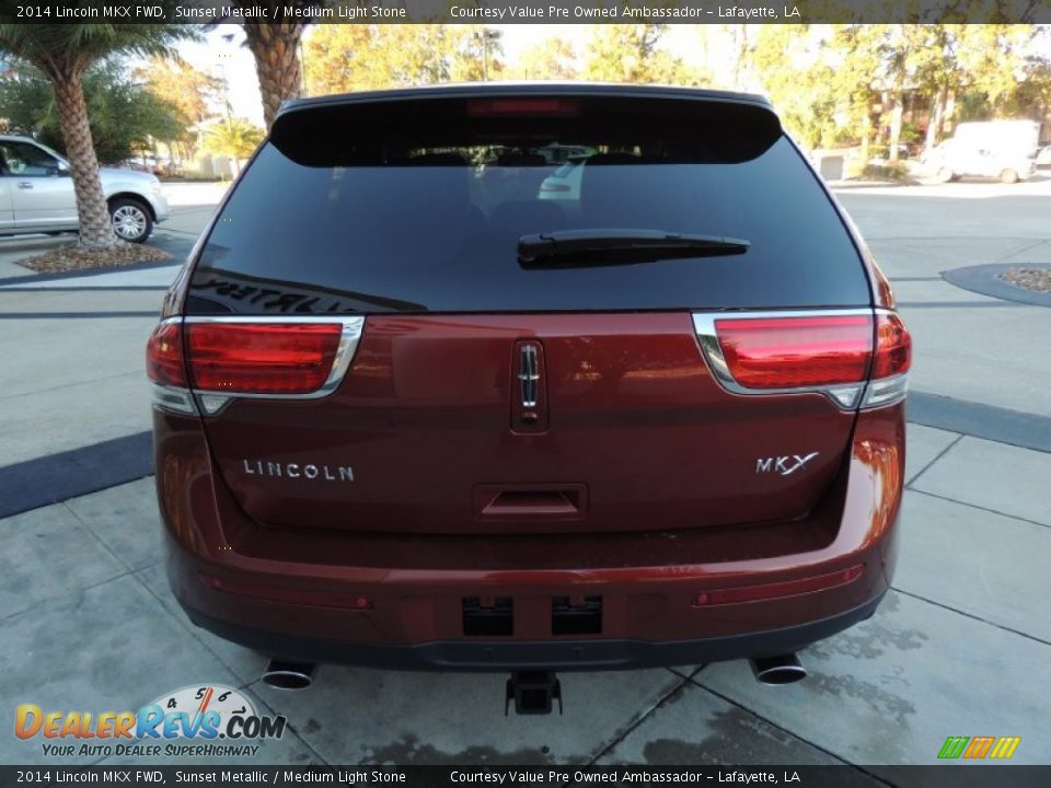 2014 Lincoln MKX FWD Sunset Metallic / Medium Light Stone Photo #4