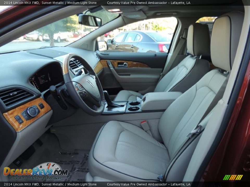 2014 Lincoln MKX FWD Sunset Metallic / Medium Light Stone Photo #6
