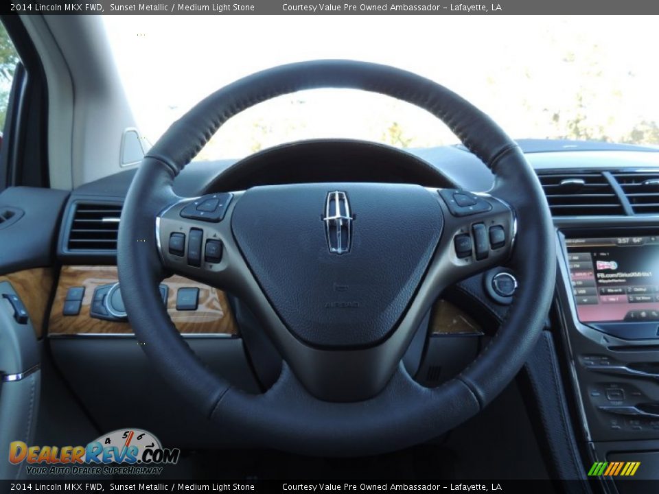 2014 Lincoln MKX FWD Sunset Metallic / Medium Light Stone Photo #8