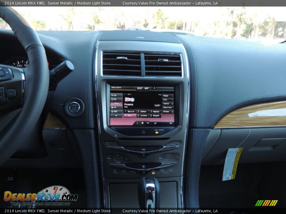 2014 Lincoln MKX FWD Sunset Metallic / Medium Light Stone Photo #9