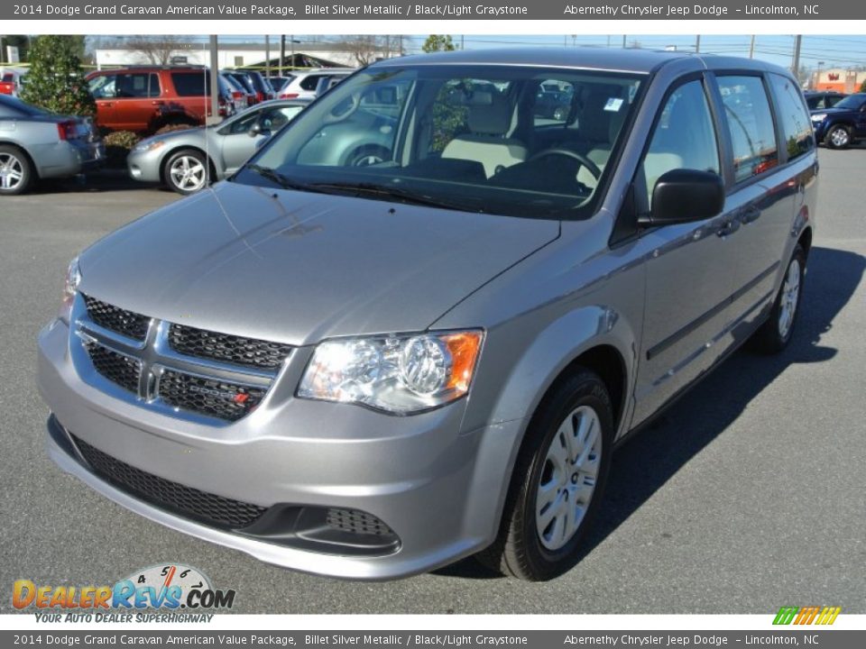2014 Dodge Grand Caravan American Value Package Billet Silver Metallic / Black/Light Graystone Photo #1