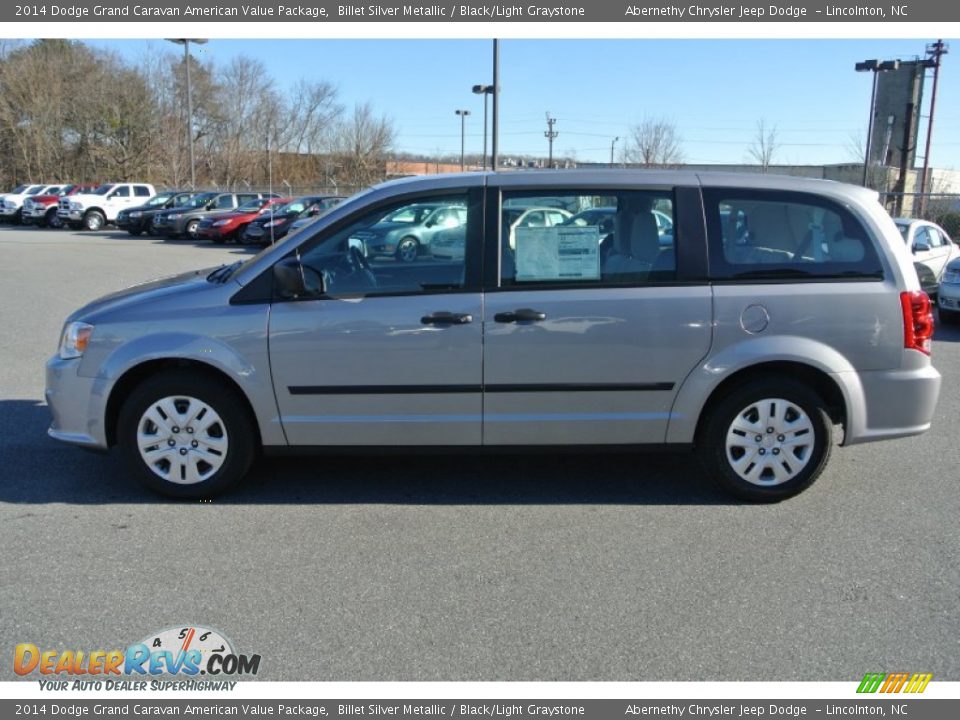 2014 Dodge Grand Caravan American Value Package Billet Silver Metallic / Black/Light Graystone Photo #3