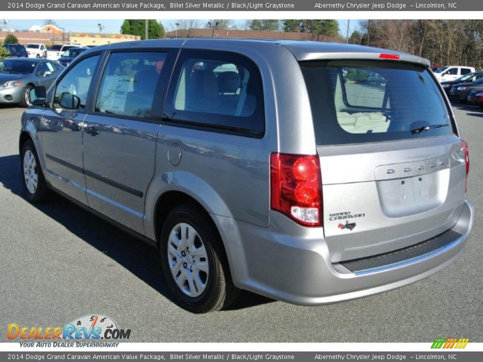 2014 Dodge Grand Caravan American Value Package Billet Silver Metallic / Black/Light Graystone Photo #4