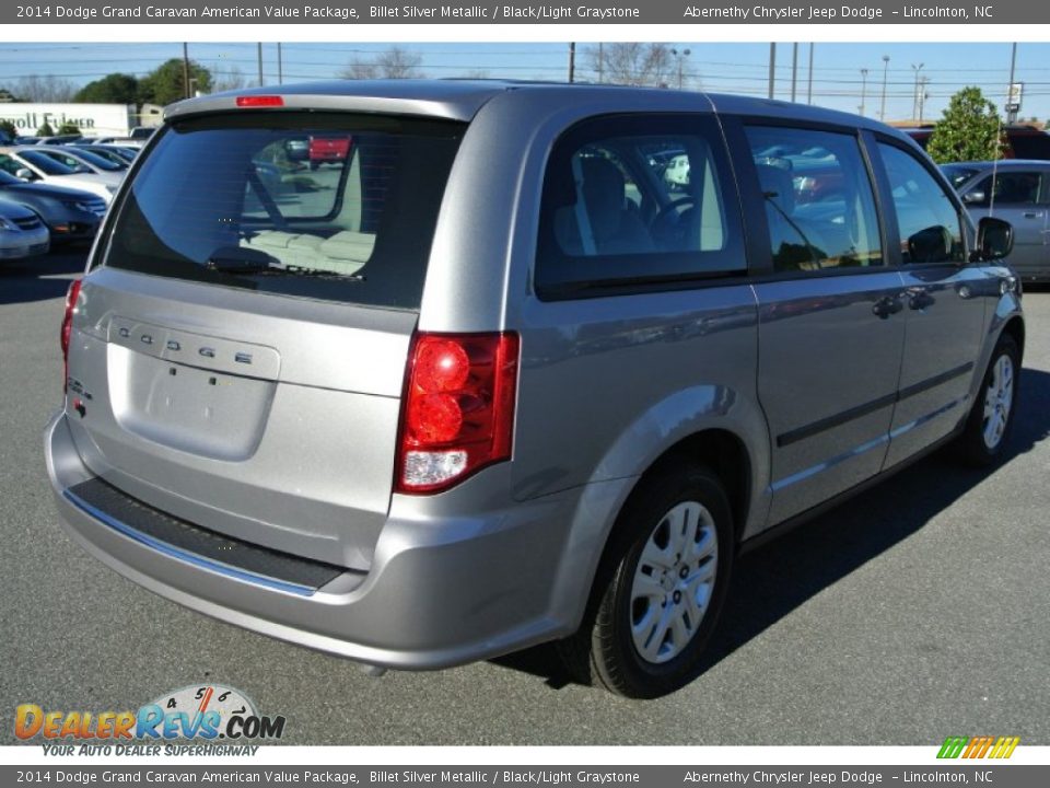 2014 Dodge Grand Caravan American Value Package Billet Silver Metallic / Black/Light Graystone Photo #5