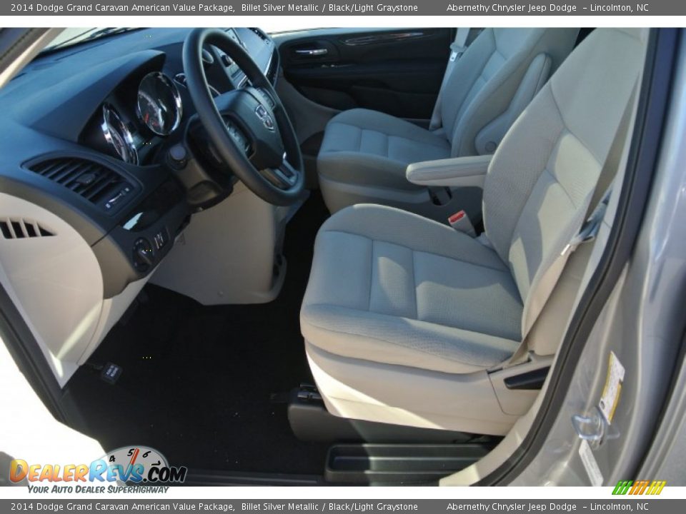 2014 Dodge Grand Caravan American Value Package Billet Silver Metallic / Black/Light Graystone Photo #8