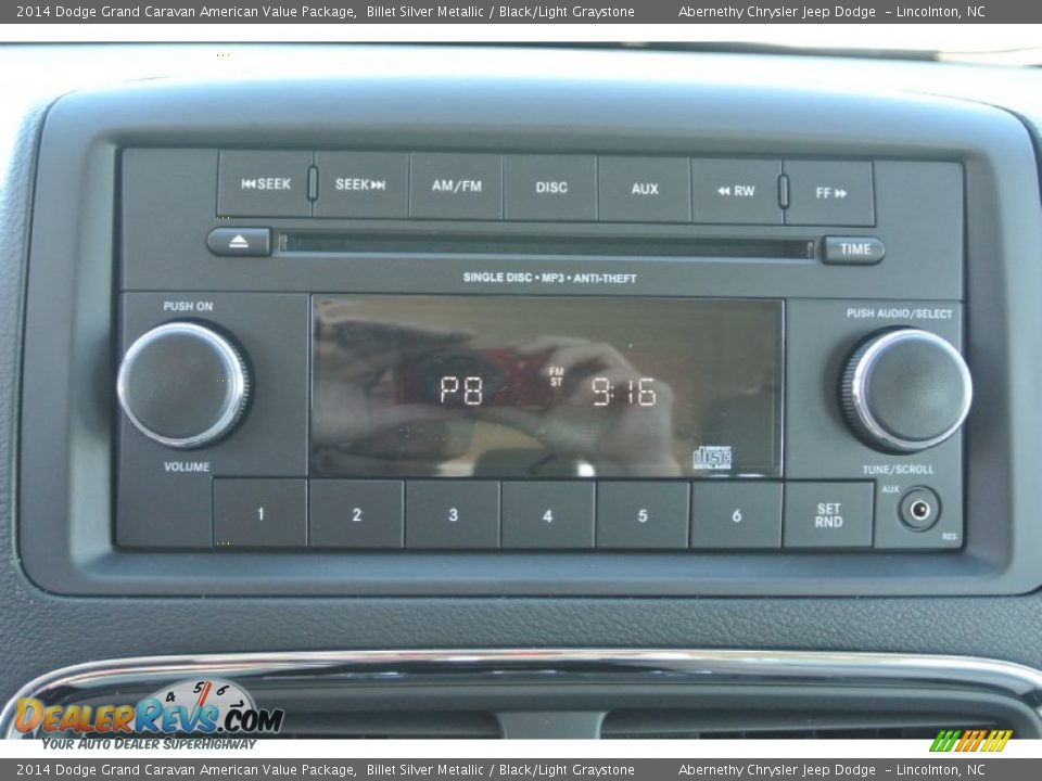 2014 Dodge Grand Caravan American Value Package Billet Silver Metallic / Black/Light Graystone Photo #11