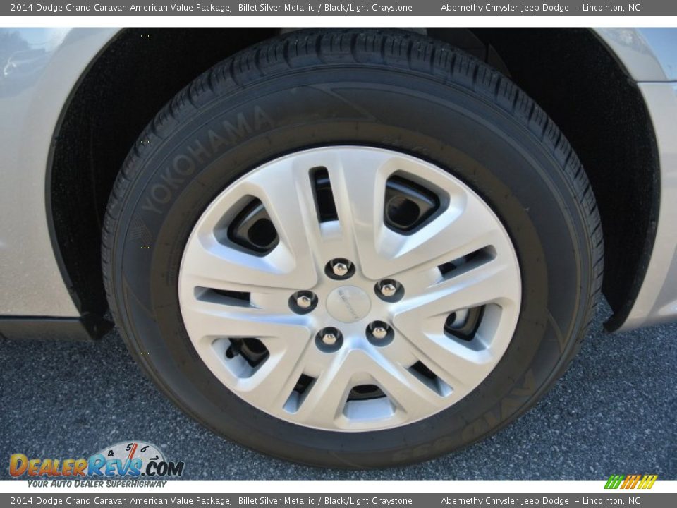 2014 Dodge Grand Caravan American Value Package Billet Silver Metallic / Black/Light Graystone Photo #19