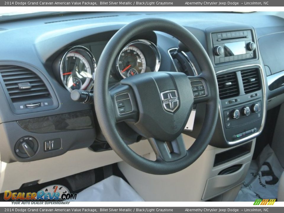 2014 Dodge Grand Caravan American Value Package Billet Silver Metallic / Black/Light Graystone Photo #21