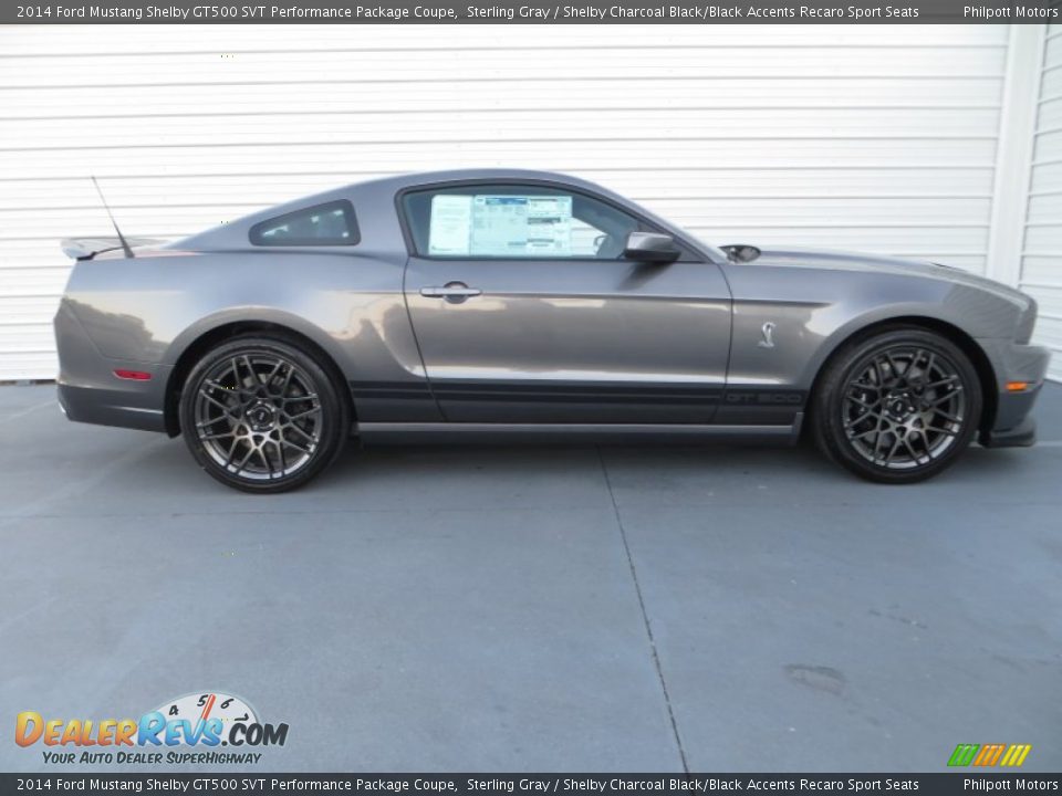 Sterling Gray 2014 Ford Mustang Shelby GT500 SVT Performance Package Coupe Photo #3