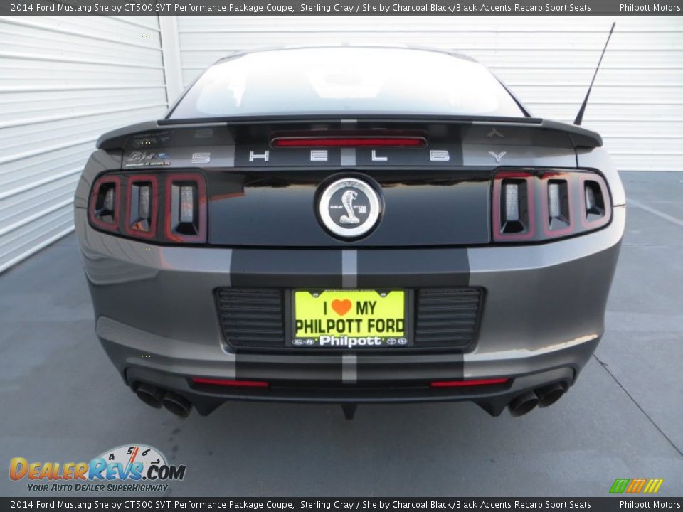 2014 Ford Mustang Shelby GT500 SVT Performance Package Coupe Sterling Gray / Shelby Charcoal Black/Black Accents Recaro Sport Seats Photo #5