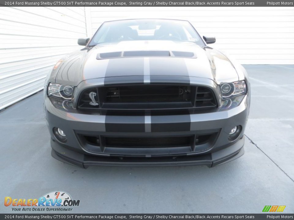 2014 Ford Mustang Shelby GT500 SVT Performance Package Coupe Sterling Gray / Shelby Charcoal Black/Black Accents Recaro Sport Seats Photo #8