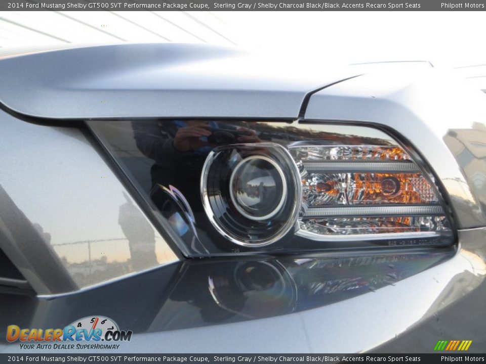 2014 Ford Mustang Shelby GT500 SVT Performance Package Coupe Sterling Gray / Shelby Charcoal Black/Black Accents Recaro Sport Seats Photo #9