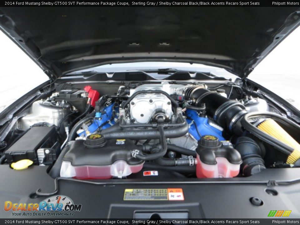 2014 Ford Mustang Shelby GT500 SVT Performance Package Coupe 5.8 Liter SVT Supercharged DOHC 32-Valve Ti-VCT V8 Engine Photo #19