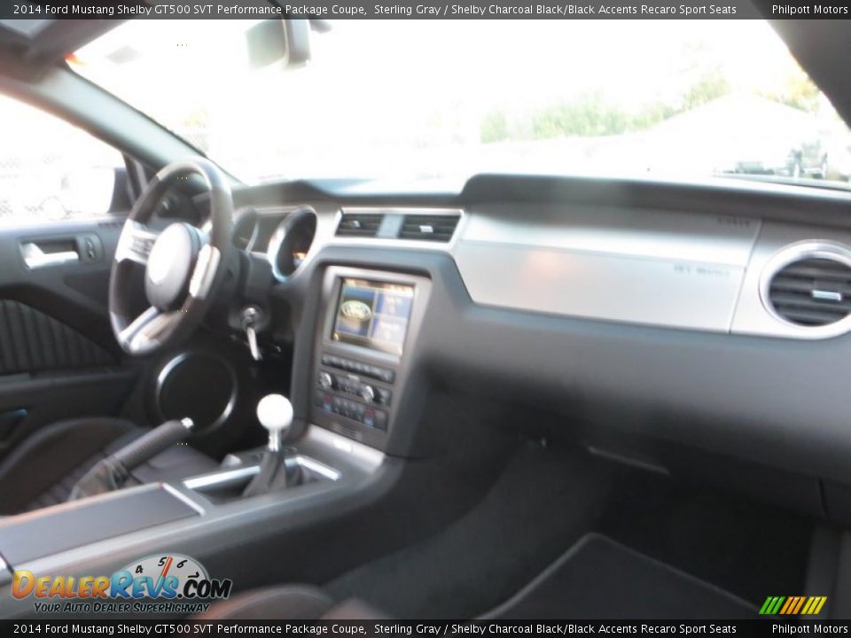 2014 Ford Mustang Shelby GT500 SVT Performance Package Coupe Sterling Gray / Shelby Charcoal Black/Black Accents Recaro Sport Seats Photo #21