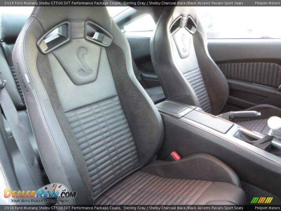 2014 Ford Mustang Shelby GT500 SVT Performance Package Coupe Sterling Gray / Shelby Charcoal Black/Black Accents Recaro Sport Seats Photo #23
