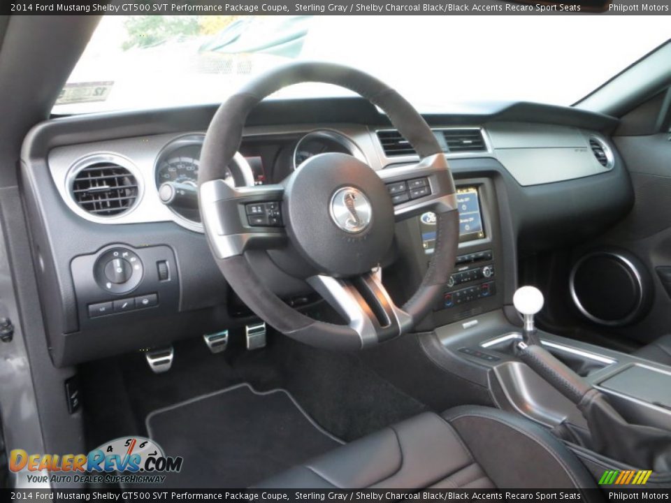 Dashboard of 2014 Ford Mustang Shelby GT500 SVT Performance Package Coupe Photo #29