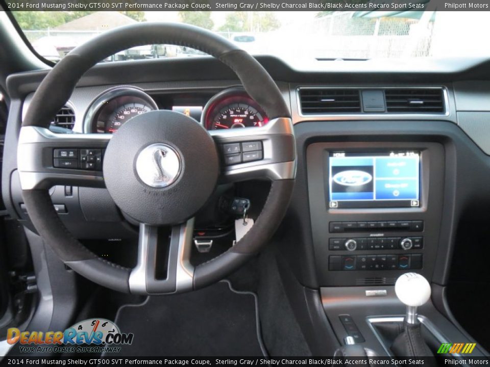 Dashboard of 2014 Ford Mustang Shelby GT500 SVT Performance Package Coupe Photo #32