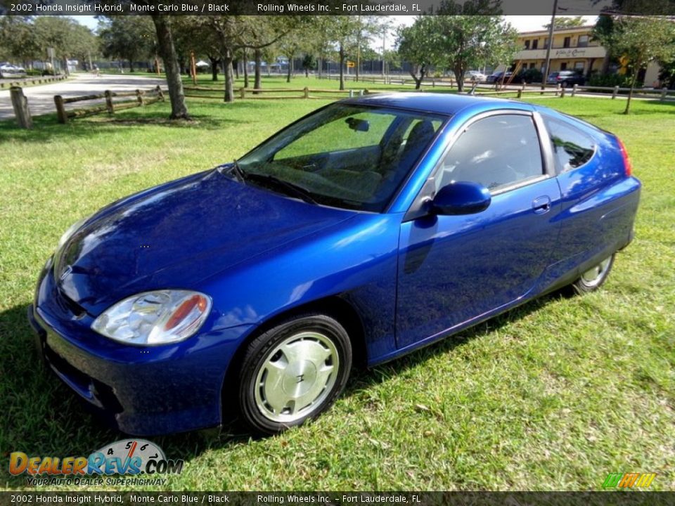 Front 3/4 View of 2002 Honda Insight Hybrid Photo #1